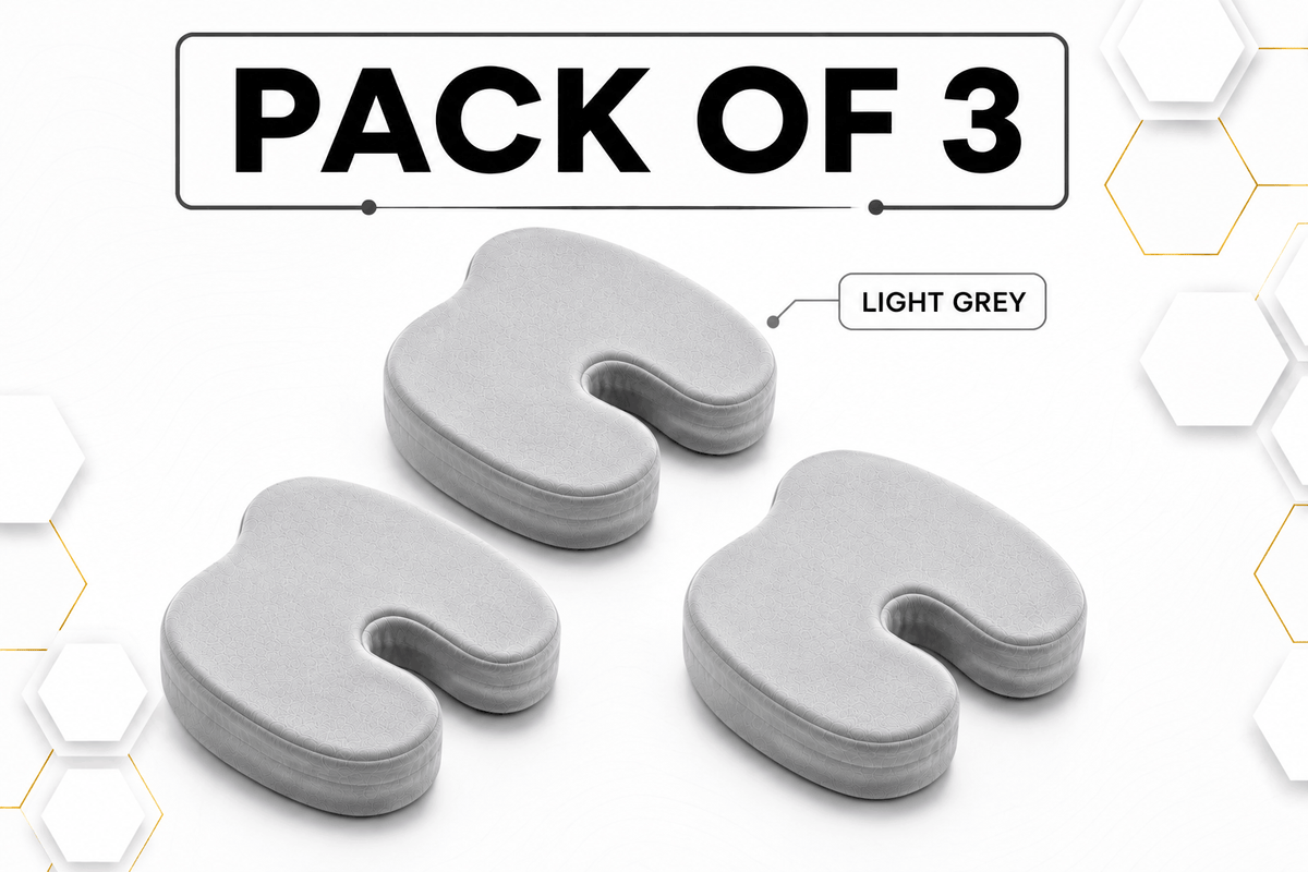 Coccyx Memory Foam Pillow (Bundle of 3)