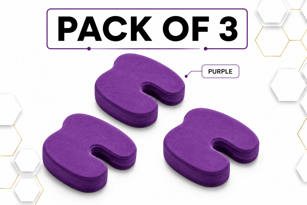 Coccyx Memory Foam Pillow (Bundle of 3)