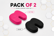 Coccyx Memory Foam Pillow (Bundle of 2)