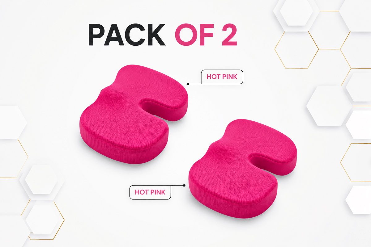 Coccyx Memory Foam Pillow (Bundle of 2)