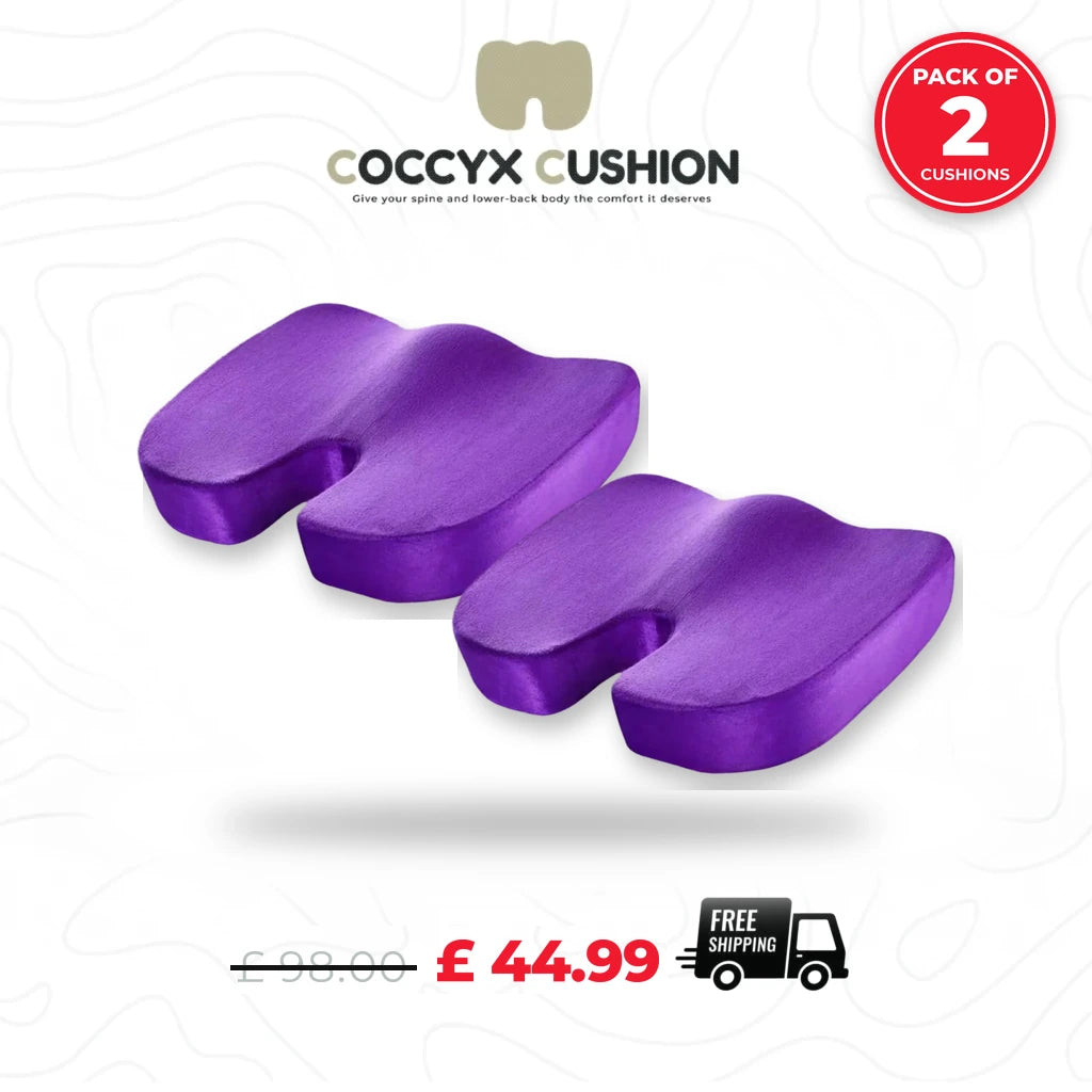 2 purple coccyx cushion