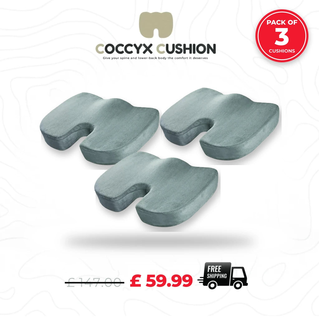 Coccyx Memory Foam Pillow (Bundle of 3)